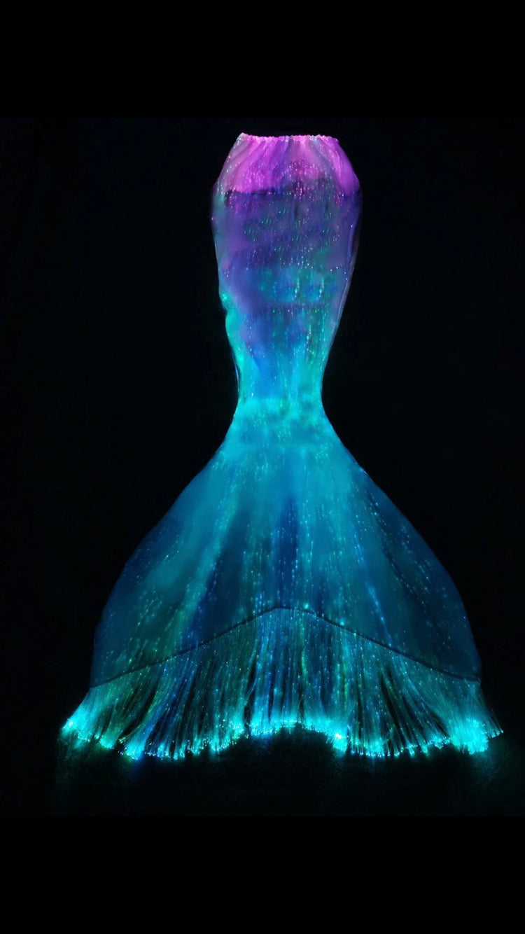 Luminous LED Mermaid Tail - Multiple Colors