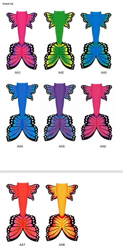 Butterfly Mermaid Tail