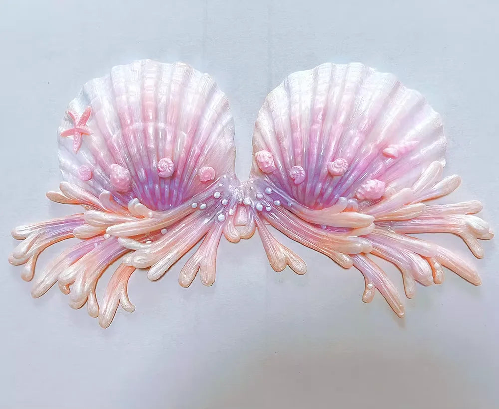 Mermaid Silicone Bra Strapless Top With A Wild Feel Mermaid Bra