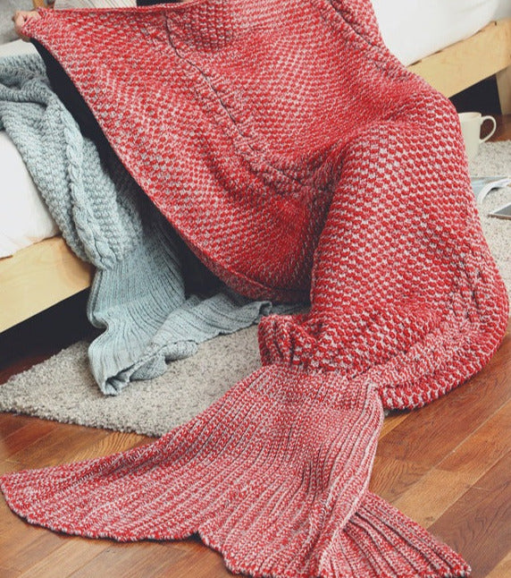 Fish Scale Mermaid Blanket