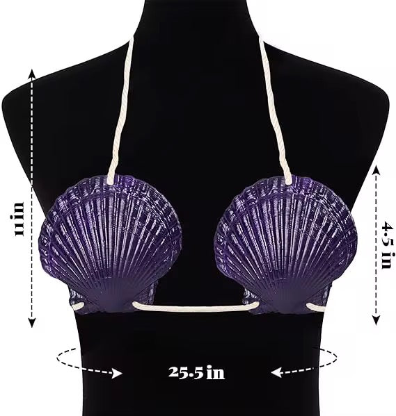 Mermaid Starfish Bra & Hair Clip Set | MermaidsTribe