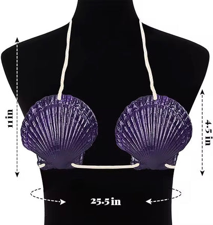 Mermaid Starfish Bra & Hair Clip Set | MermaidsTribe