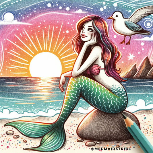 Mermaid Original Illustration - No quote