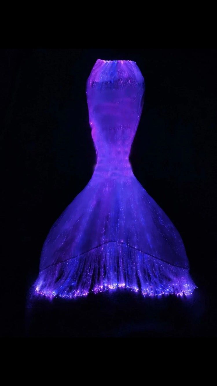 Luminous LED Mermaid Tail - Multiple Colors