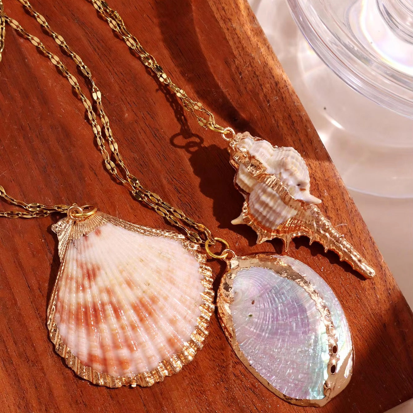 Mermaid SeaShell Conch Necklace