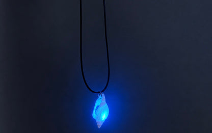 Magical Mermaid Shell Necklace Glow In The Dark Handmade