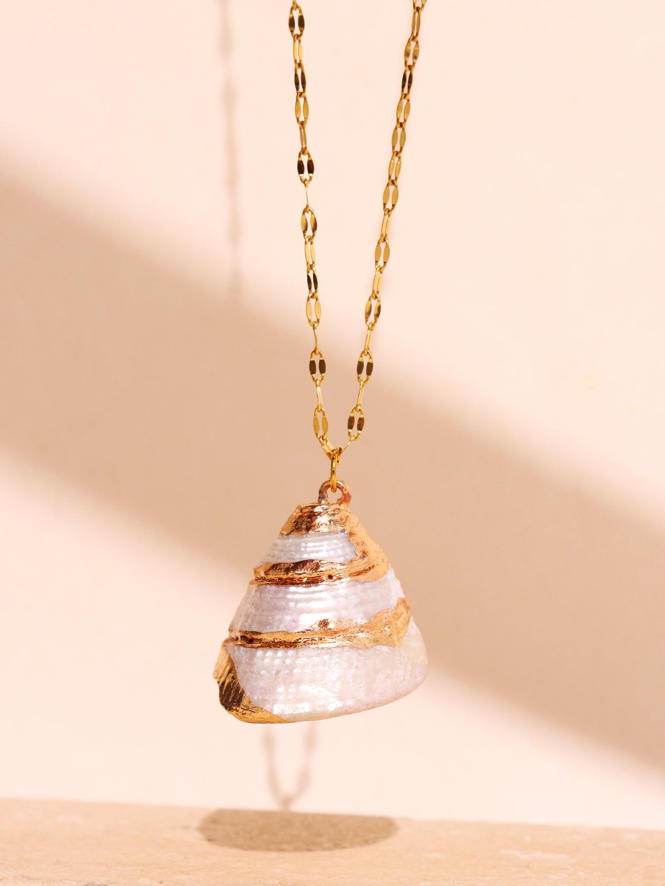 Mermaid SeaShell Conch Necklace