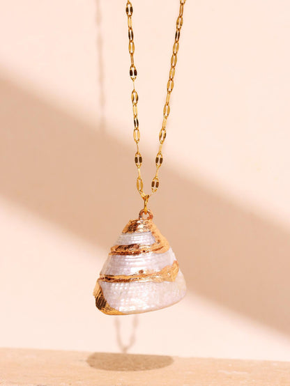 Mermaid SeaShell Conch Necklace