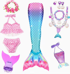 Kit Mermaid Tail For Kids
