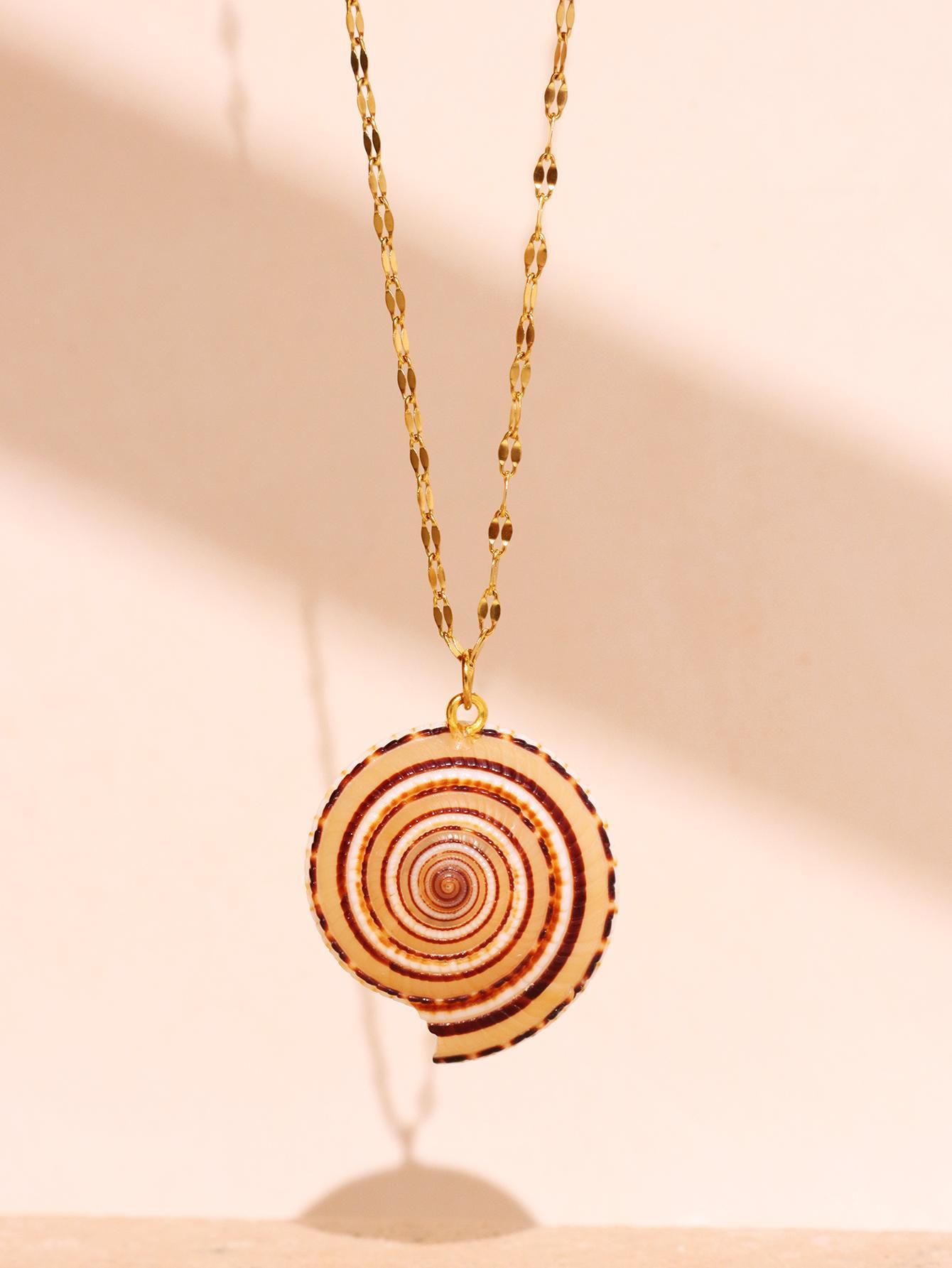 Mermaid SeaShell Conch Necklace