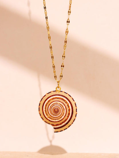 Mermaid SeaShell Conch Necklace