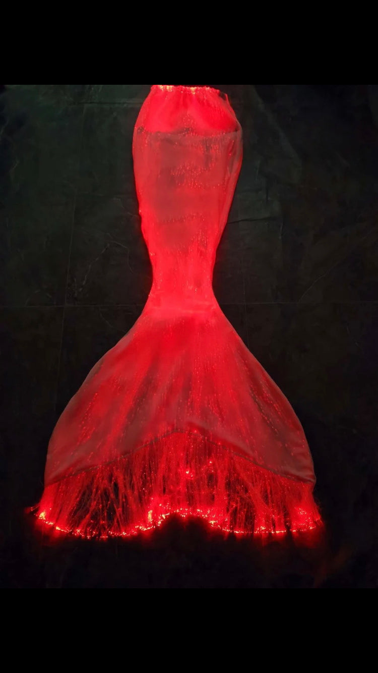 Luminous LED Mermaid Tail - Multiple Colors