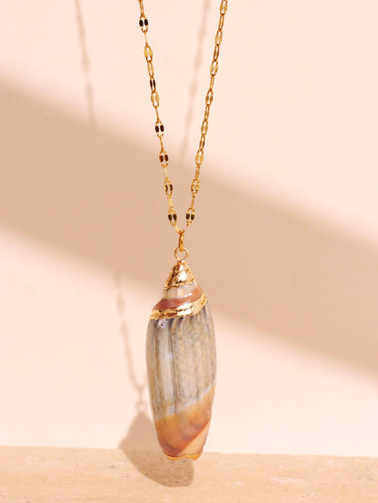 Mermaid SeaShell Conch Necklace