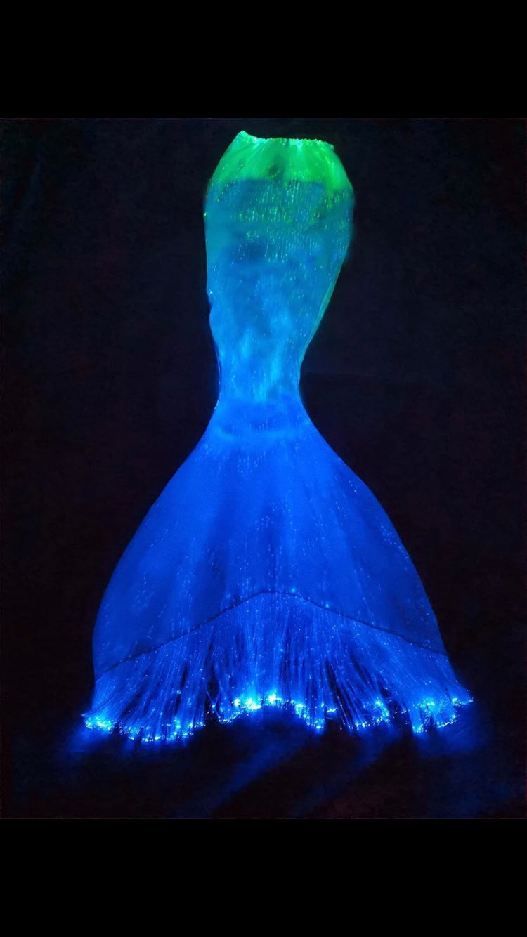 Luminous LED Mermaid Tail - Multiple Colors