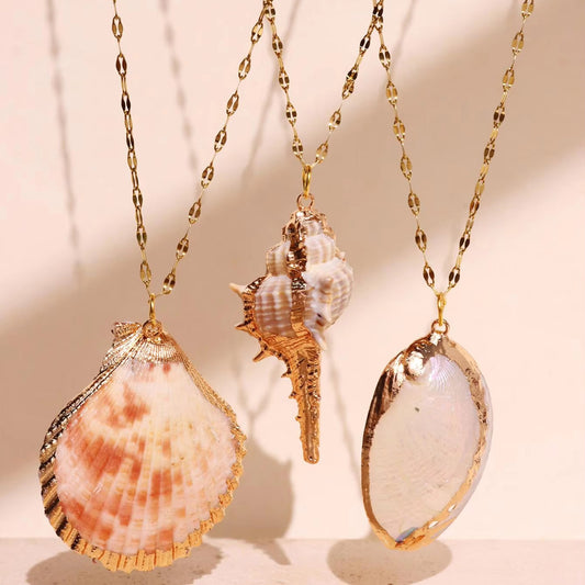 Mermaid SeaShell Conch Necklace