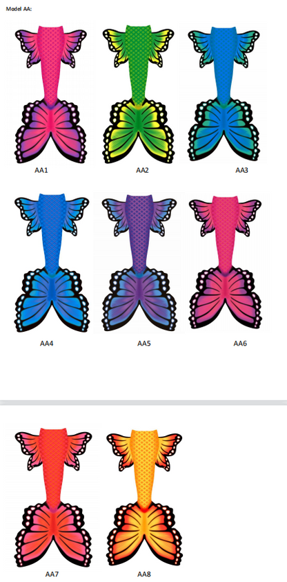 Butterfly Mermaid Tail