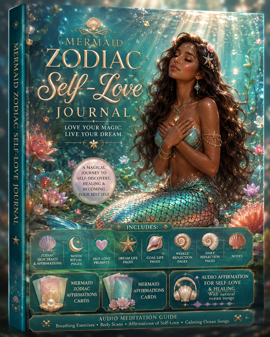 Mermaid Zodiac Self-Love Journal Bundle