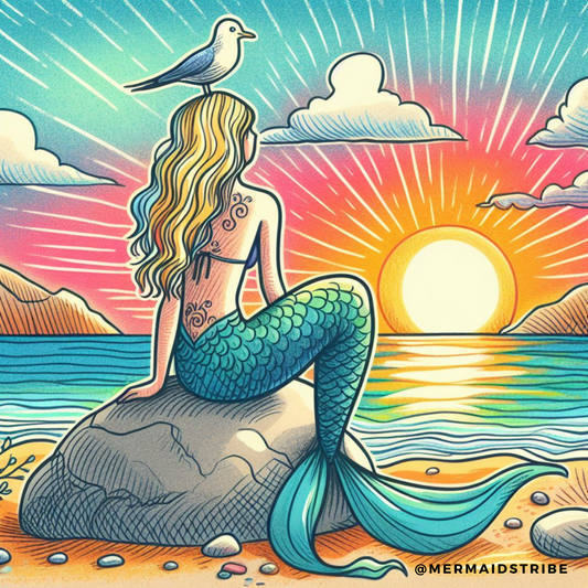 Mermaid Illustration Art Work - No quote