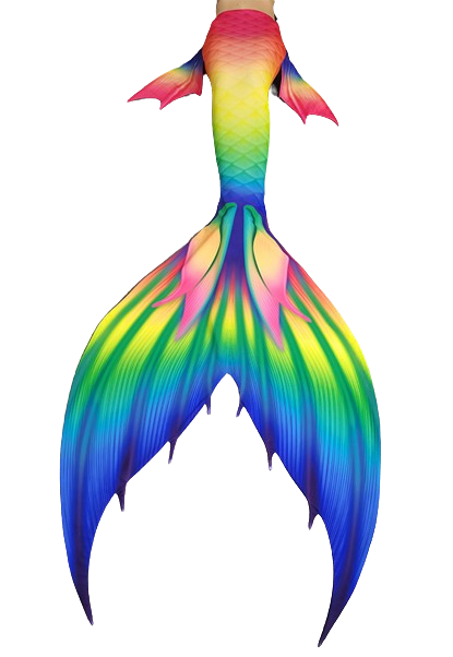 Rainbow Hawaii Mermaid Tail