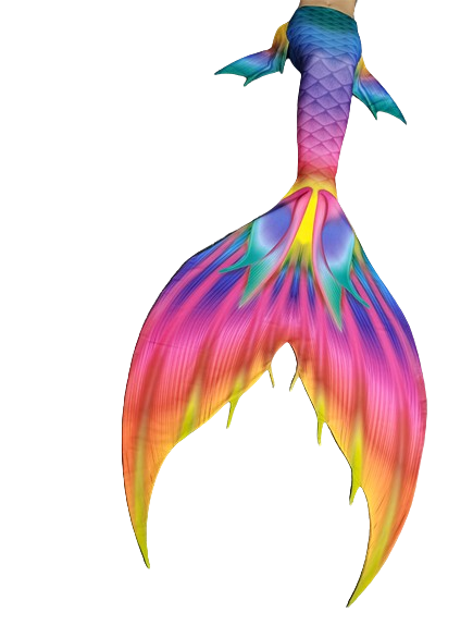 Rainbow Hawaii Mermaid Tail