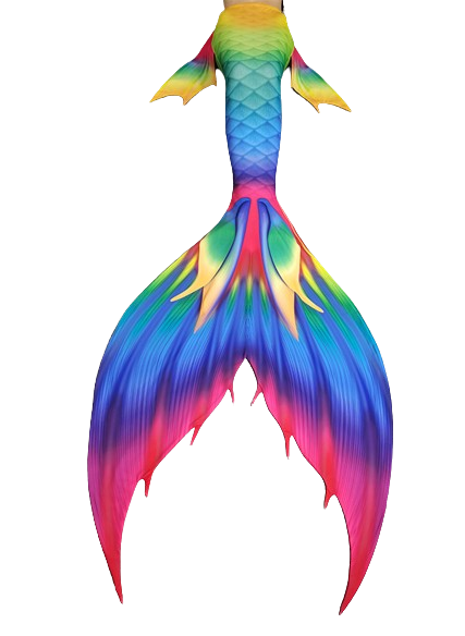 Rainbow Hawaii Mermaid Tail