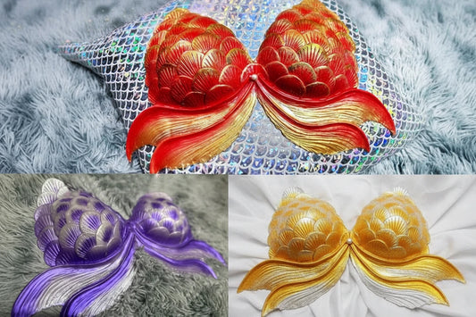 Mermaid Silicone Bra Cosplay Mermaid Bra