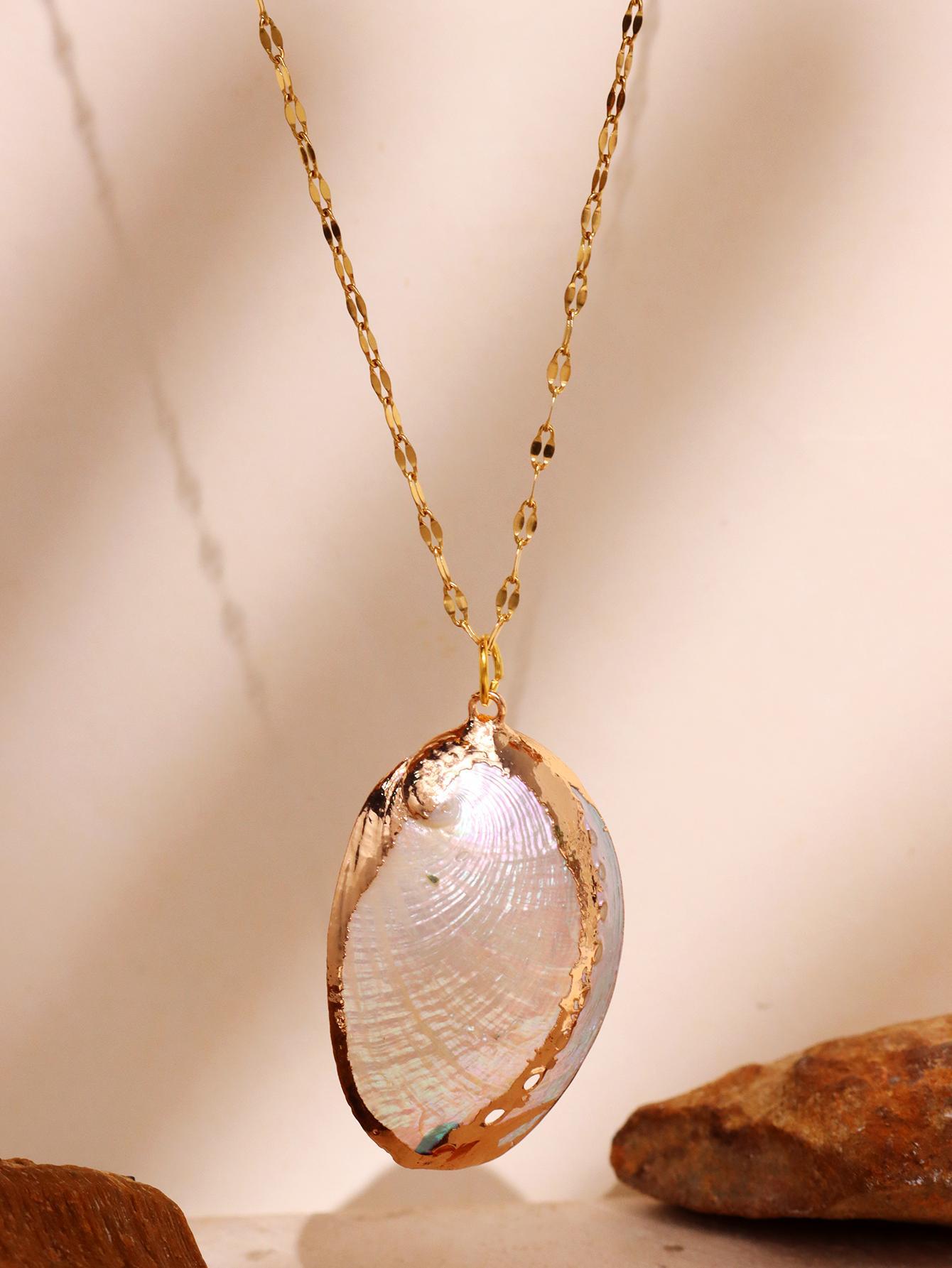 Mermaid SeaShell Conch Necklace