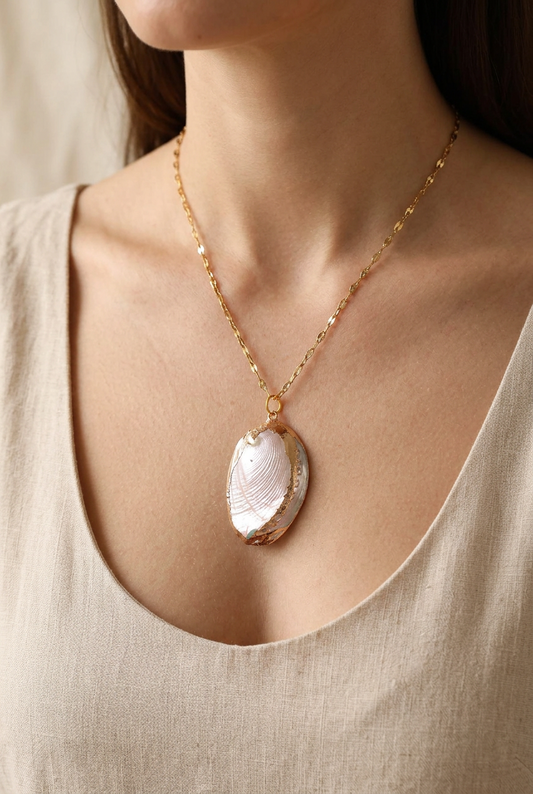 Mermaid SeaShell Conch Necklace