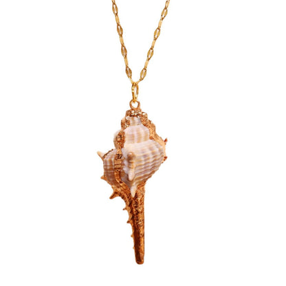 Mermaid SeaShell Conch Necklace