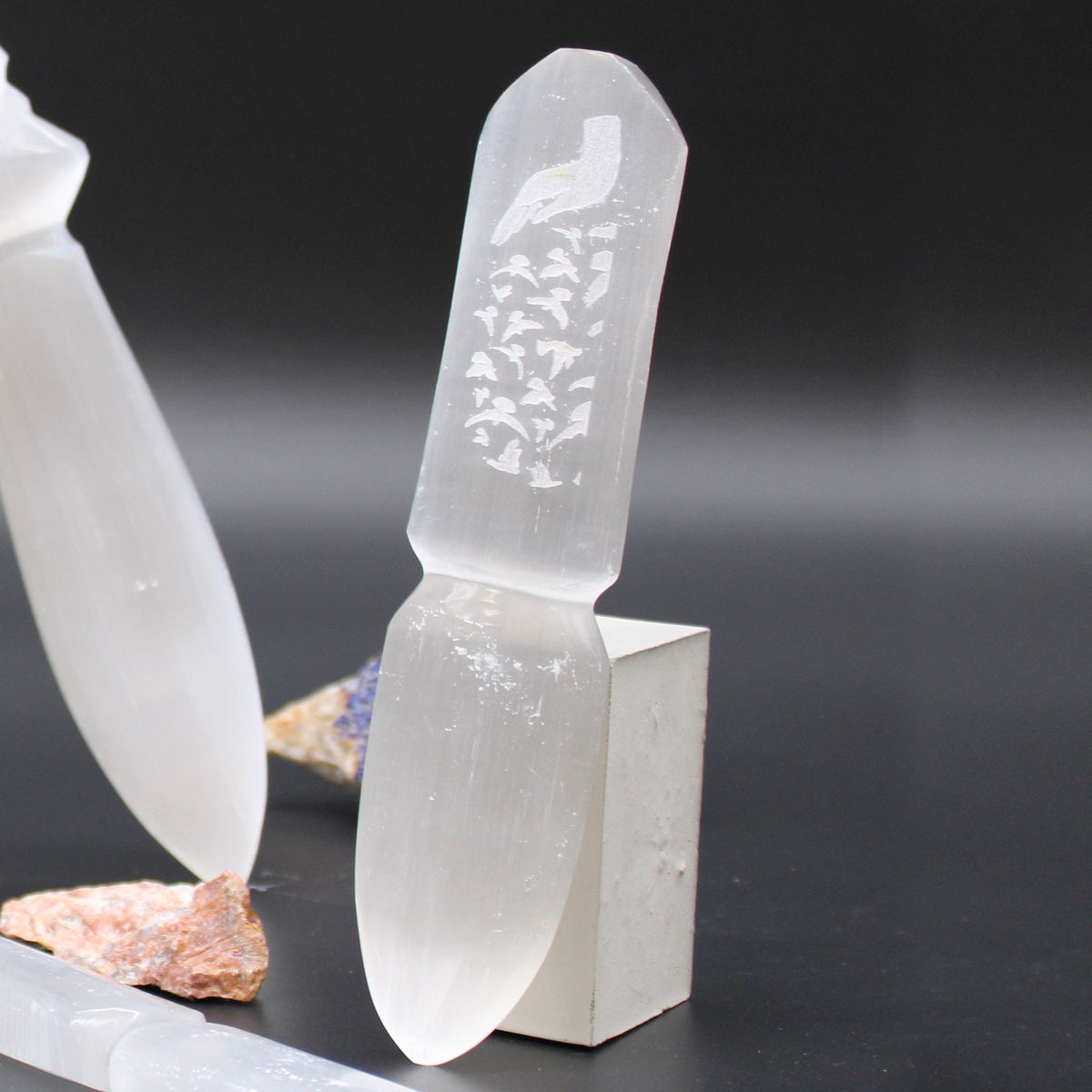 Selenite Ritual Knife for Cord Cutting