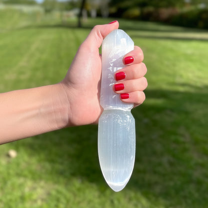 Selenite Ritual Knife for Cord Cutting